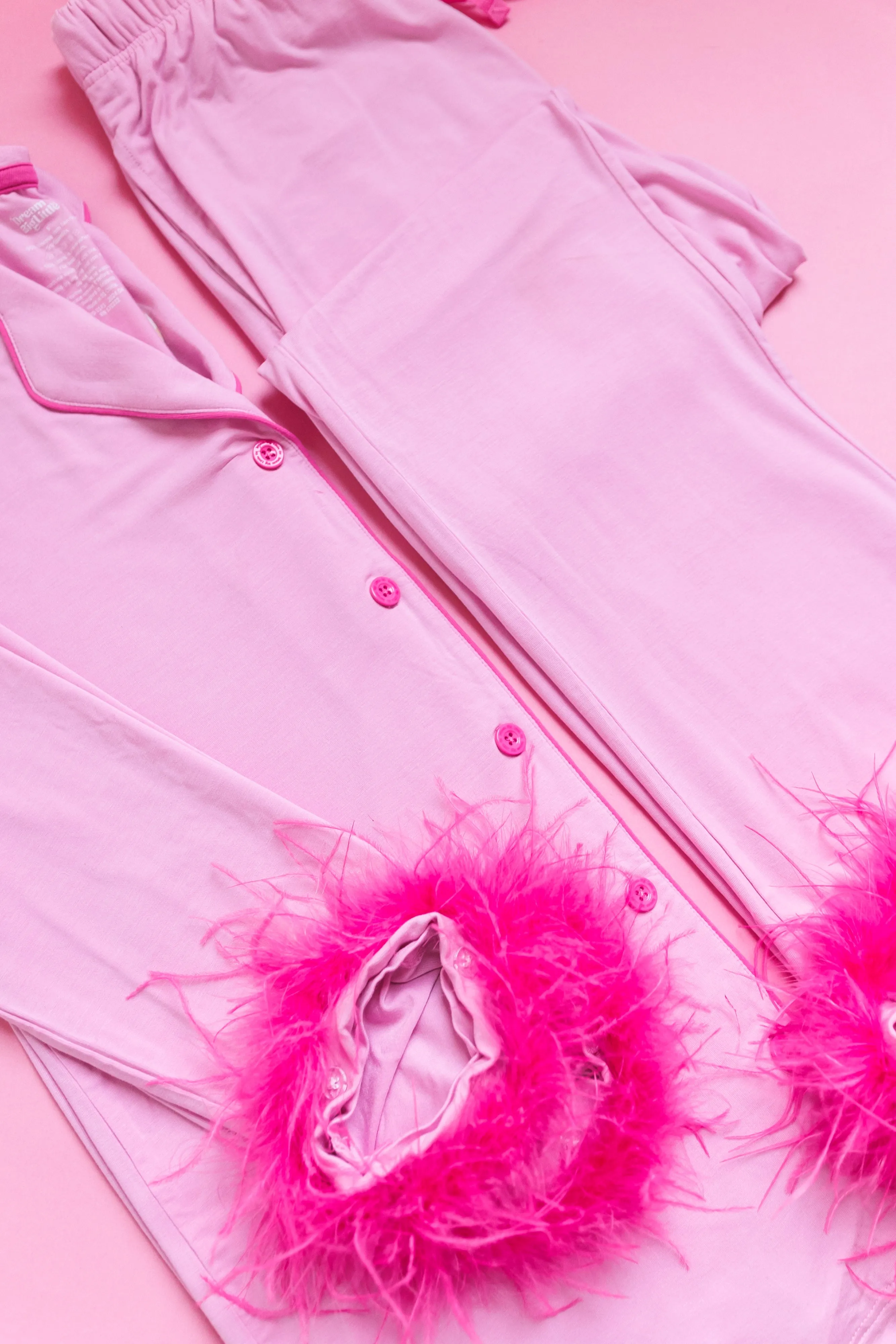 Bubblegum Women’s Relaxed Flare Feathered Dream Set