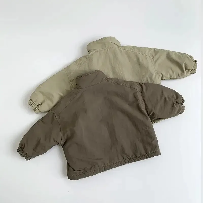 Half-Zip Fleece-Lined Jacket