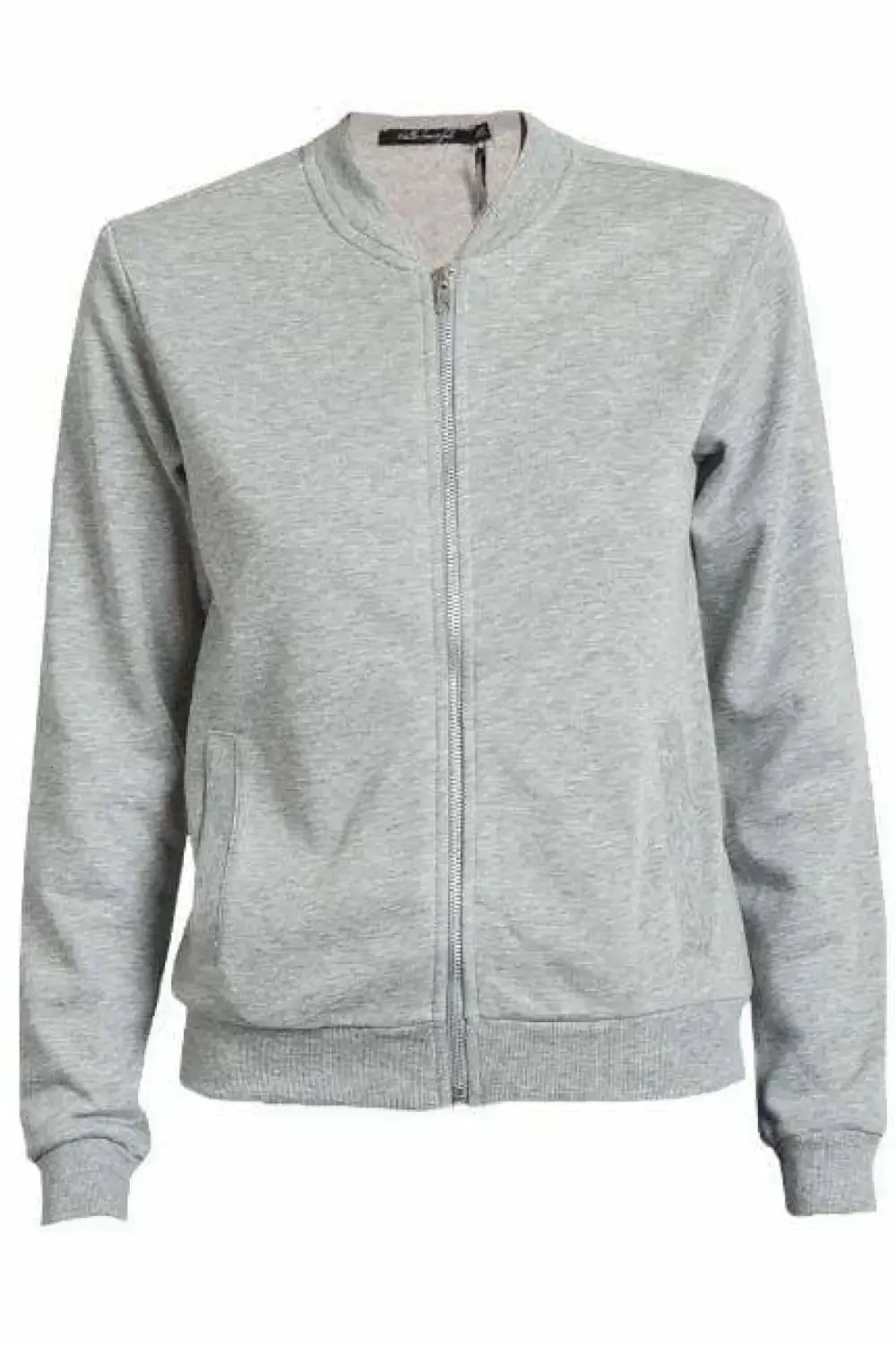 Jersey Zip Front Sweatshirt