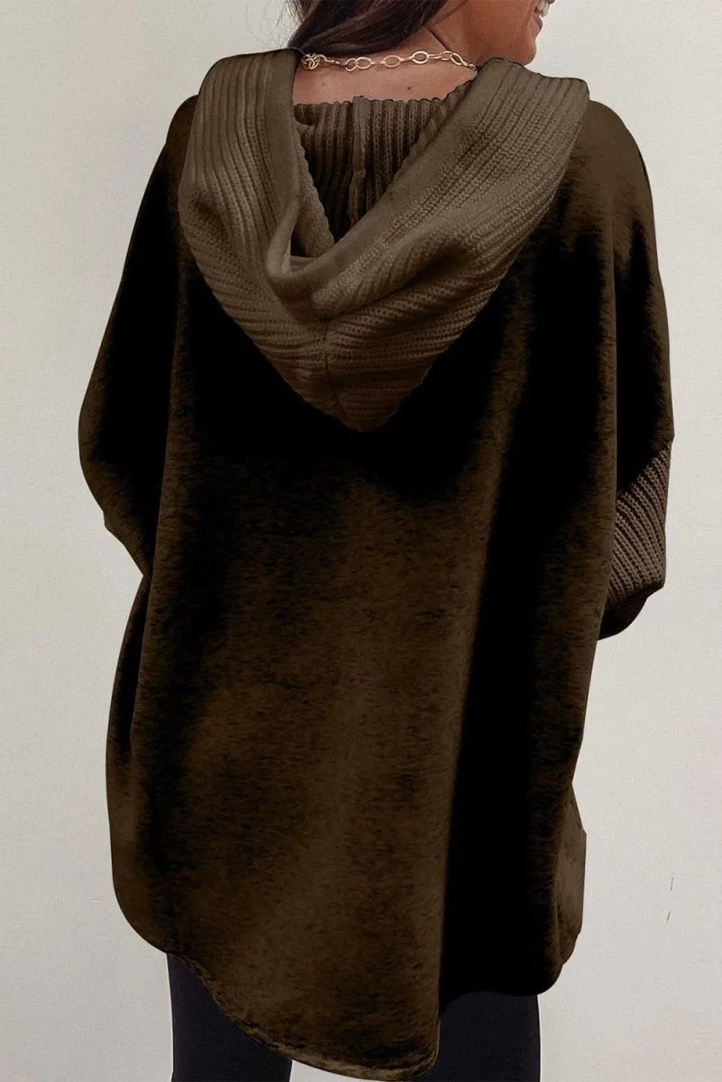 Molly Knitted Hooded Jacket