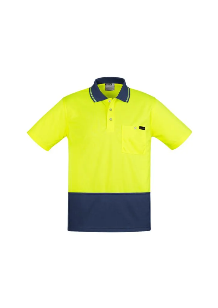 Syzmik ZH415 Mens Comfort Back S/S Polo