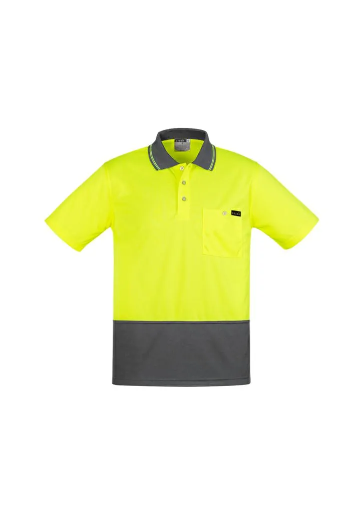 Syzmik ZH415 Mens Comfort Back S/S Polo